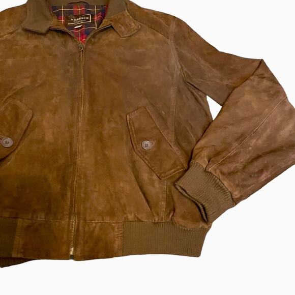 Reserve by Patrick James Size L Genuine Leather Brown Bomber Jacket Vintage - Picture 8 of 15